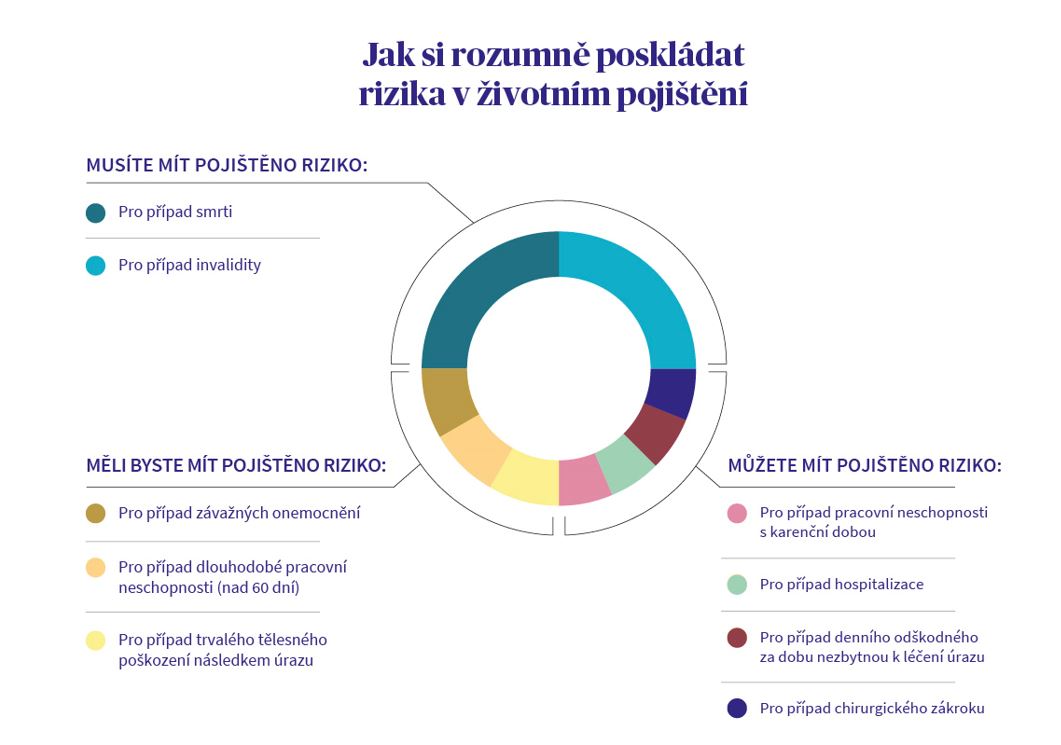 infografika infografika životního pojištění